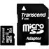 SDHC Card Micro Transcend 8GB TS8GUSDHC4 (Class 4 - 1 adapter)